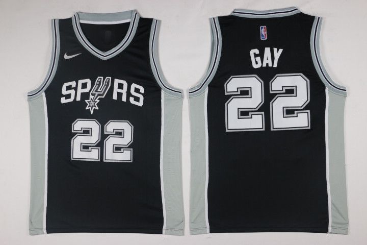 Men San Antonio Spurs #22 Gay Black Game Nike NBA Jerseys